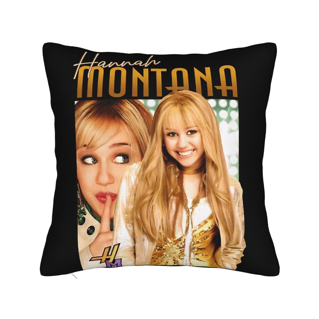 Hannah Montana Th Anniversary Comedy Pillowcases  Novelty Pillow Case For Sofa Home Decoration Square Pillow Cover