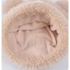 Vintage Braune Plüsch Bärenmützen für Damen im Winter Lässig Warm Mode Vielseitig Niedlich Pullover Mützen Kappe