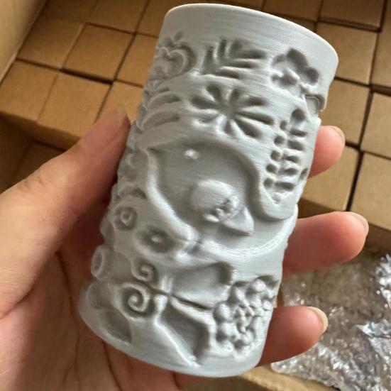 Polymer Clay Embossing Texture Roller Pottery Clay Modeling Patterned Roller DIY Household Ceramic Slab Clay Tile Textured Embossing Tools