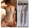 Lace perspective seduction lingerie sexy hot onesie open crotch free sex suit passion pajamas women