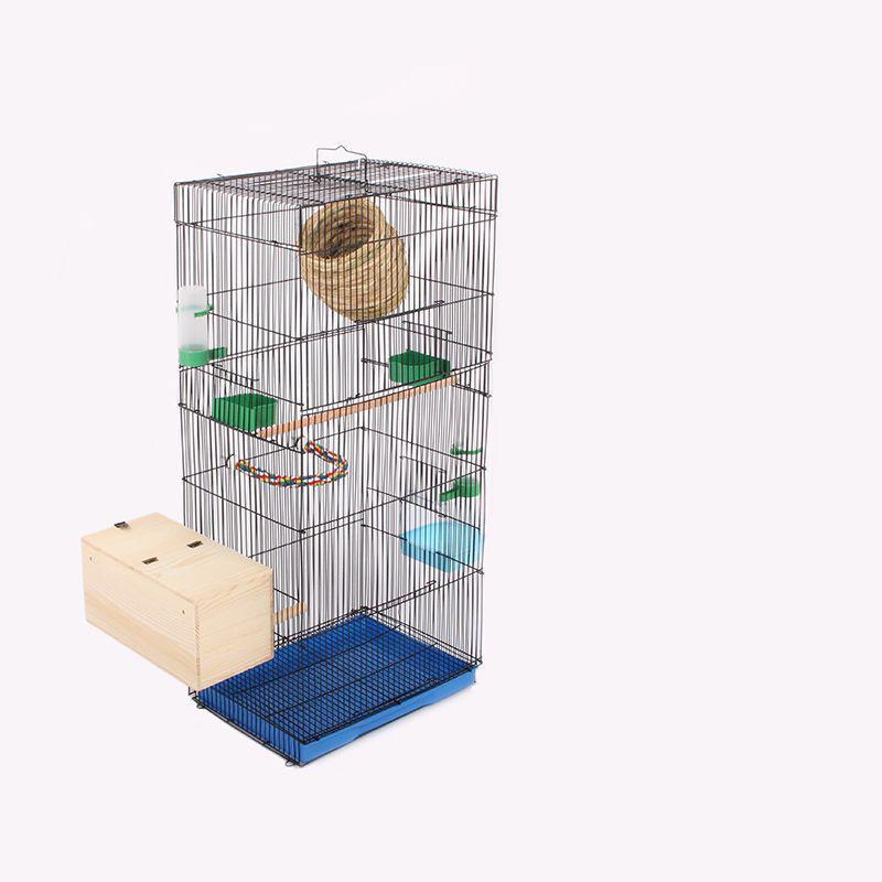 Large Parrot & Bird Cage for Budgies, Peonies, Wrens, Starlings & More