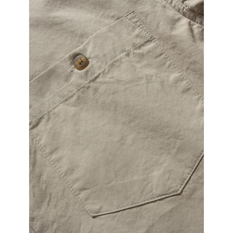Men's Short-Sleeved Shirt Pure Cotton Thin Breathable Simple Shirt Youth Trend 2024 New Summer Versatile Jacket