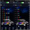 2Pcs Car Interior Lights Decorative Ambient Lamp Neon Atmosphere Light Strip