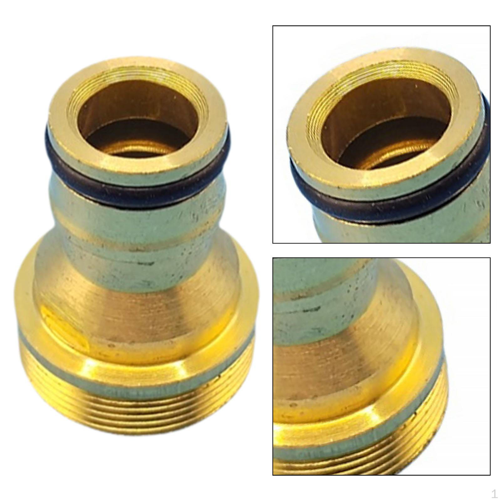 

Motorboat Flush Adapter Water Fitting Copper Sturdy Compact Easy Maintenance