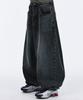 SCALLYWAG Swing Balloon Fit Denim [Black]