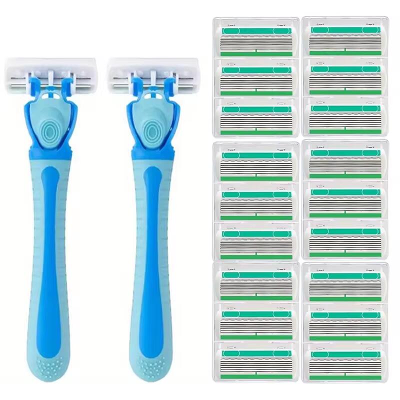 6-layer Women's Hair Removal Knife, Detachable and Replaceable Hair Scraping Blade, Suitable for Women's Body Hair Removal