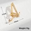 Men's Suit Jacket Brooch: Elegant English Letter Pin for a Stylish Touch