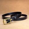 Women's Antique Cowhide Belt Copper Buckle Women's Casual Versatile Premium Retro Leather Belt