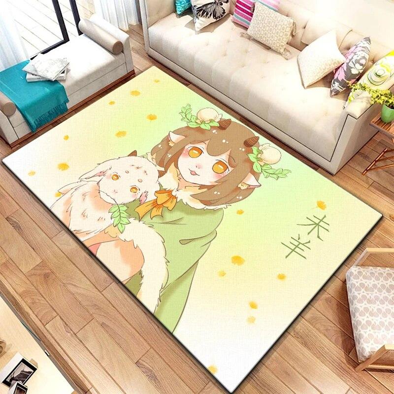 Zwölf chinesische Sternzeichen-Tiere malen Teppich für Wohnzimmer, großer Teppich, schwarzer weicher Teppich, Heimdekoration, Matten, Boho-Teppiche