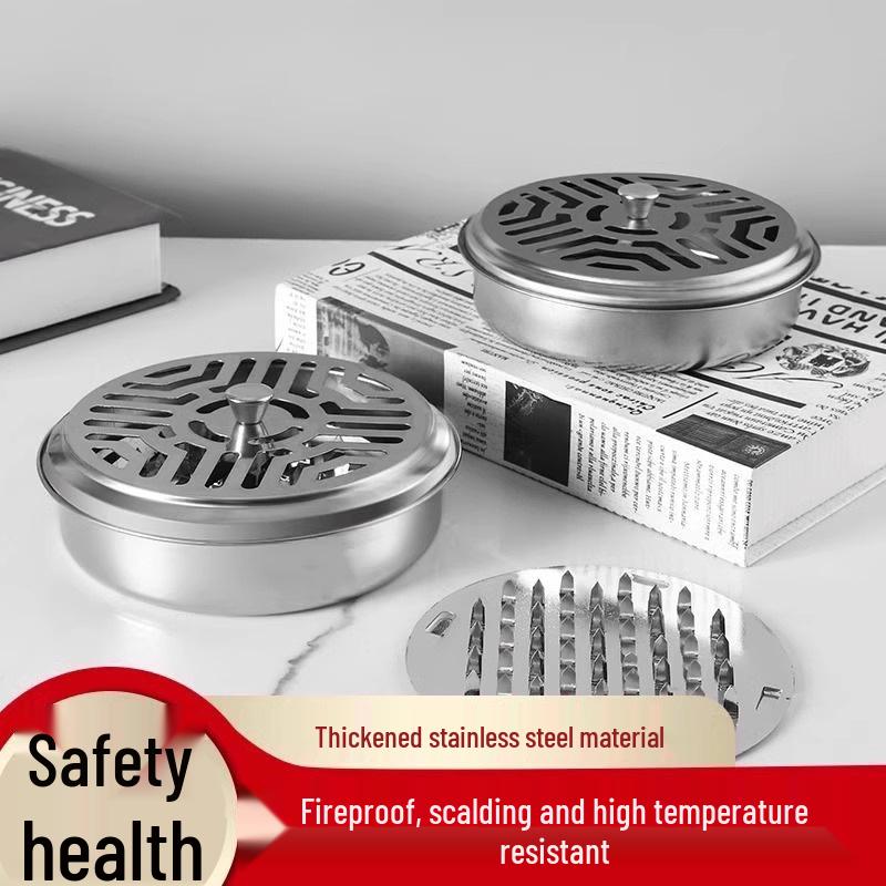 

Extra Large Fireproof Anti-Scald Mosquito Coil Holder for Home & Bathroom Classic Mosquito Coil Plate [3-pack]