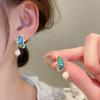 Iridescent Butterfly Pearl Dangling Earrings for Women - Unique Shell Design