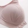 Große Größe ohne Stahlring Stillende Mama Push-Up Schöne Rückenunterwäsche Dünnschliff Atmungsaktiv Verstellbarer Damen-BH