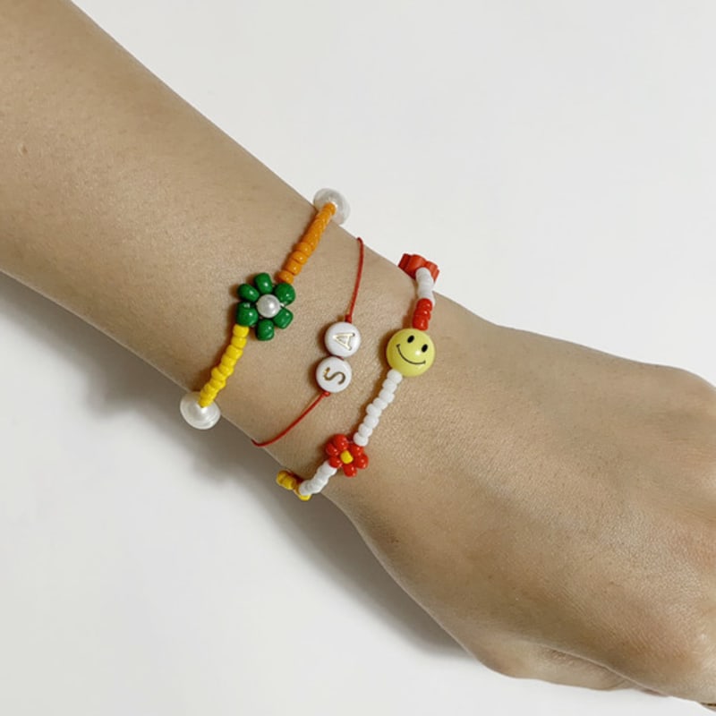 Sophiamor Shiny Flower Bracelet SET 5