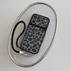Korean Style Wild Leopard Print Phone Case for iPhone 14/15/16/17 Pro Max