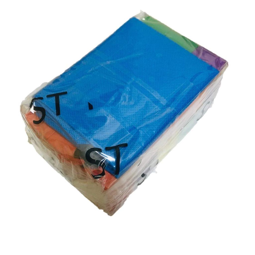 Wooden Building Blocks, Set of 30, Toy, Stacking Blocks, Shapes, Math, Cubes, Toy (02 Colorful, 3cm x 3cm)