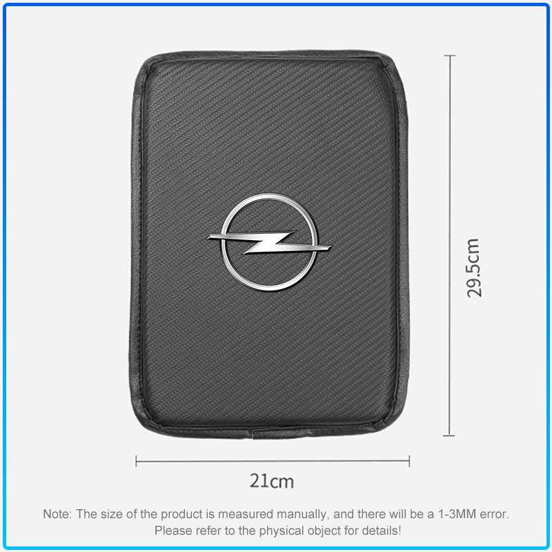 Car Armrest Box Mats Leather Center Console Covers Accessories sticker For Opel Astra H G Corsa Insignia Astra Antara Meriva Zafira Interior