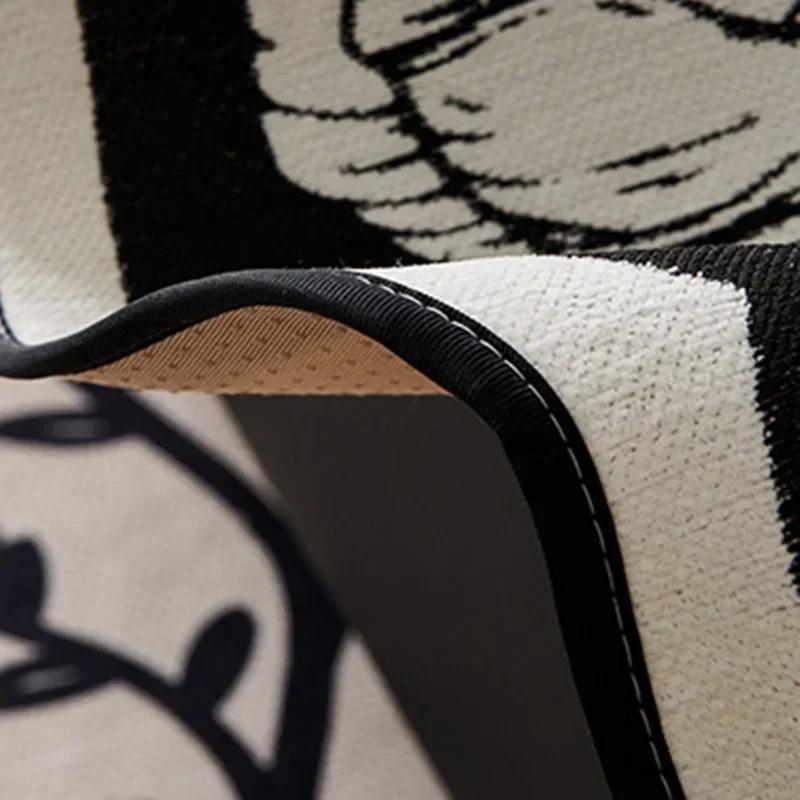 1PC Chenille Sofa Cover for Living Room Black Flower Shaped Sofa Towel Nordic Non Slip Couch Covers L Shaped Sofa Mat Seat Pad