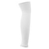 Football Leg Sleeve Long Compression Leg Sleeve Sports Cycling Leg Sleeves Over The Knee for Men Women Polyester One Size White
