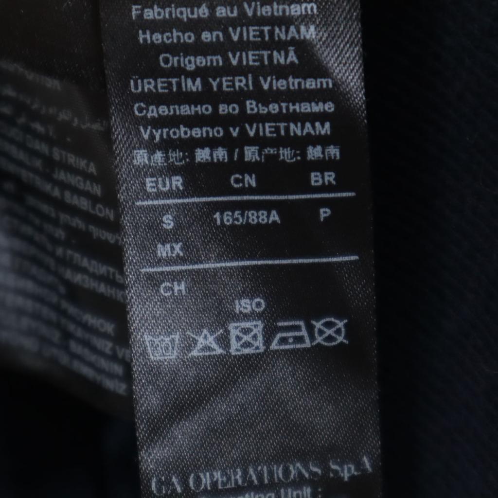 Emporio Armani Long sleeve sweat trainer S Navy Back brushed Men's Used