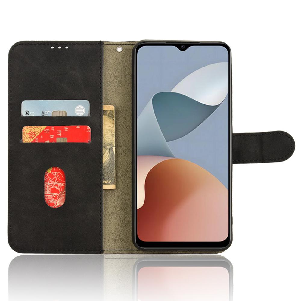 

Phone Case for ZTE Blade A34 PU Leather Wallet Flip Phone Cover Green