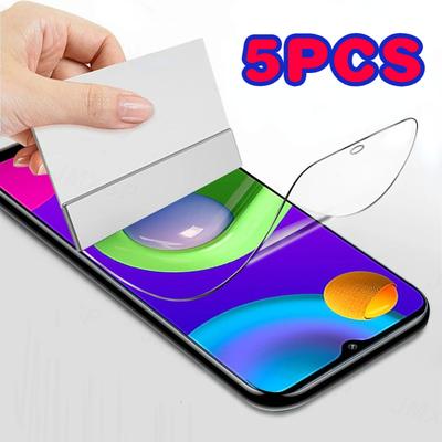 5 ks Ochranných fólií na displej pro Samsung Galaxy A52 A53 A13 A32 A12 A50 A51 A52S A72 A22 A71 A21S A70 A73 M12 M21 M52 M31S Hydrogelová fólie