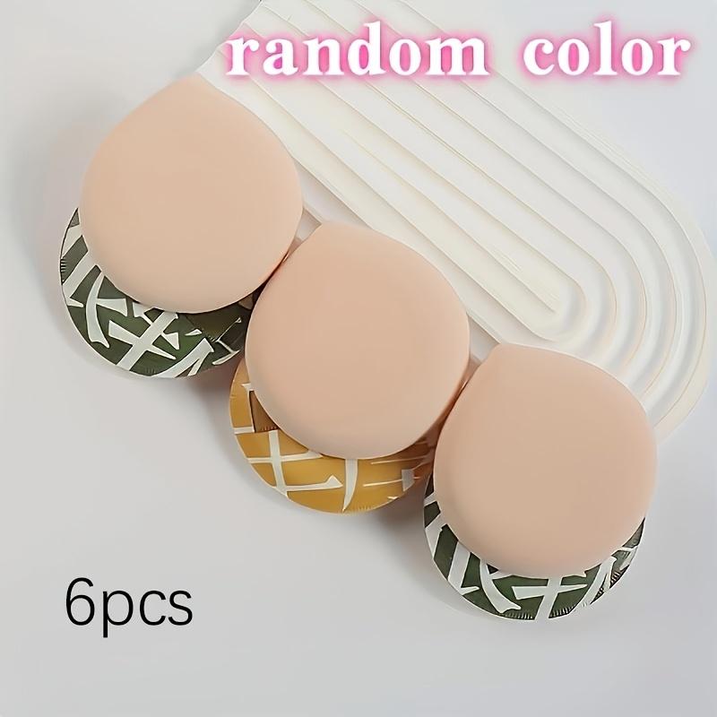 

6Pcs Super Soft Velvet Makeup Sponge - Wet and Dry Foundation, Perfect for All Light Beige Types