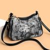 Women's Small Square Bag Leopard Zebra Print Commuter Crossbody Bag Mother Bag