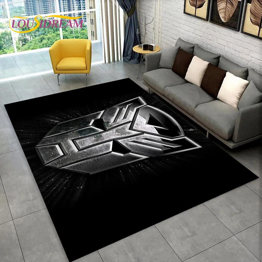 Cartoon T-Transformers  Autobots 3D Rug Carpet for Living Room Bedroom Home Decor,Floor Mat Non-slip for Sofa  Doormat Gift Kids