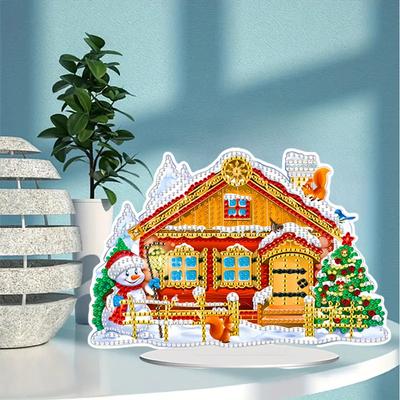Diamond Painting Furniture Decoration for Christmas Is Coming Acrylic Pendant DIY Mosaic Art Handmade Gift