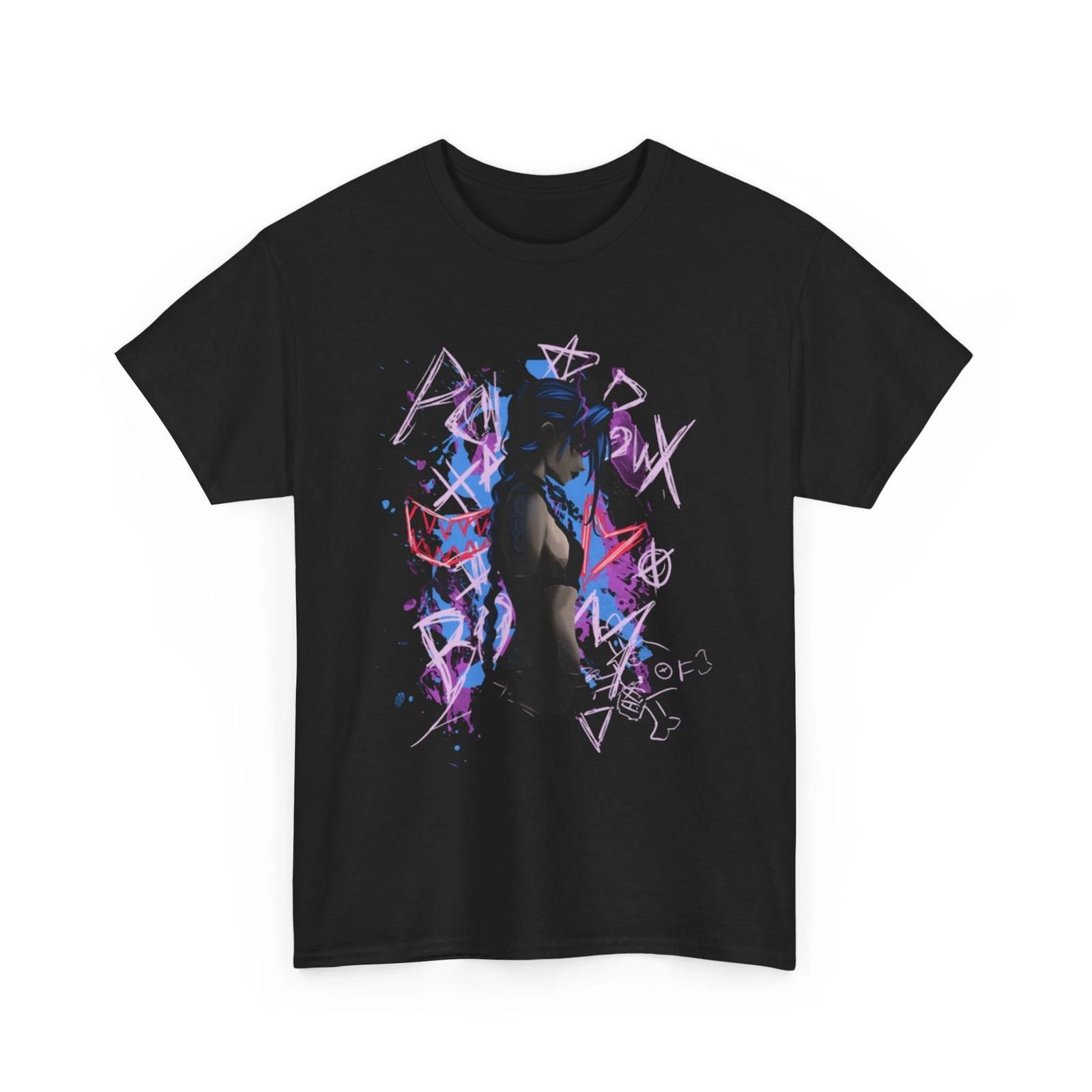 League of Legends T-Shirt | Shadow Jinx T-Shirt | Jinx Shirt XL
