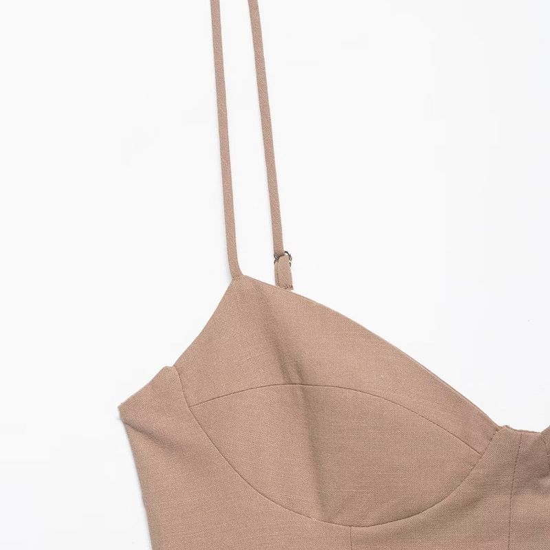 Kaslead New Women clothes Western Style Fashion Medium Long Version Sling Dress 3152331 730
