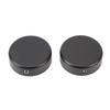 2Pcs Front Fork Stem Cover Durable Delicate Look Upper Fork Stem Cover Axle Nut Cap for CMX 250 300 500 Black
