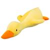 Große Weiße Gans Plüschtier Sandskulptur Ente Kissen Cartoon Puppe Schlafen mit Beinen Schlafpuppe Geburtstagsgeschenk