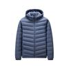 Mens 85% White Duck Down Lightweight Hooded Puffer Jacket Winter Casual Warm Coat
