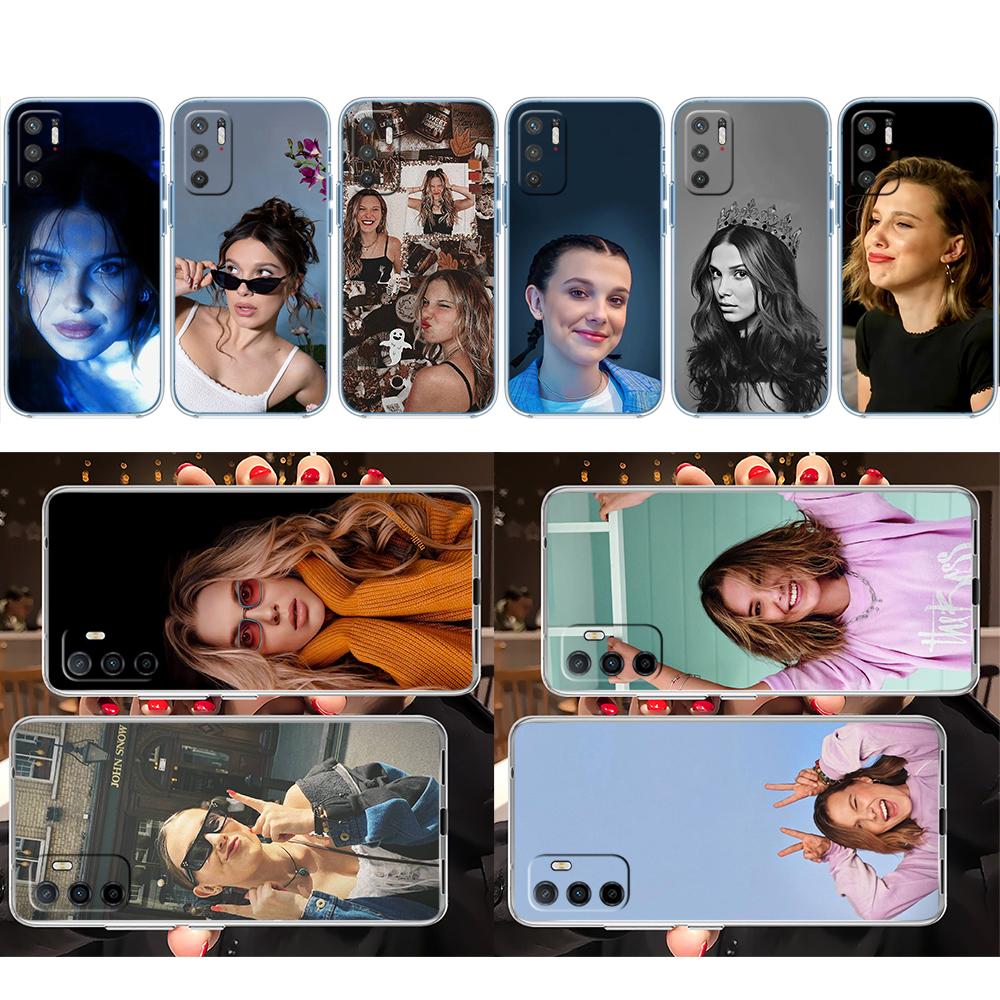 LO63 Millie Bobby Brown Case for Motorola G10 G20 G30 G31 G32 G34 G35 G41 G42 G50 G51 G52 G55 G60 G60S G62 G71 G72 G75