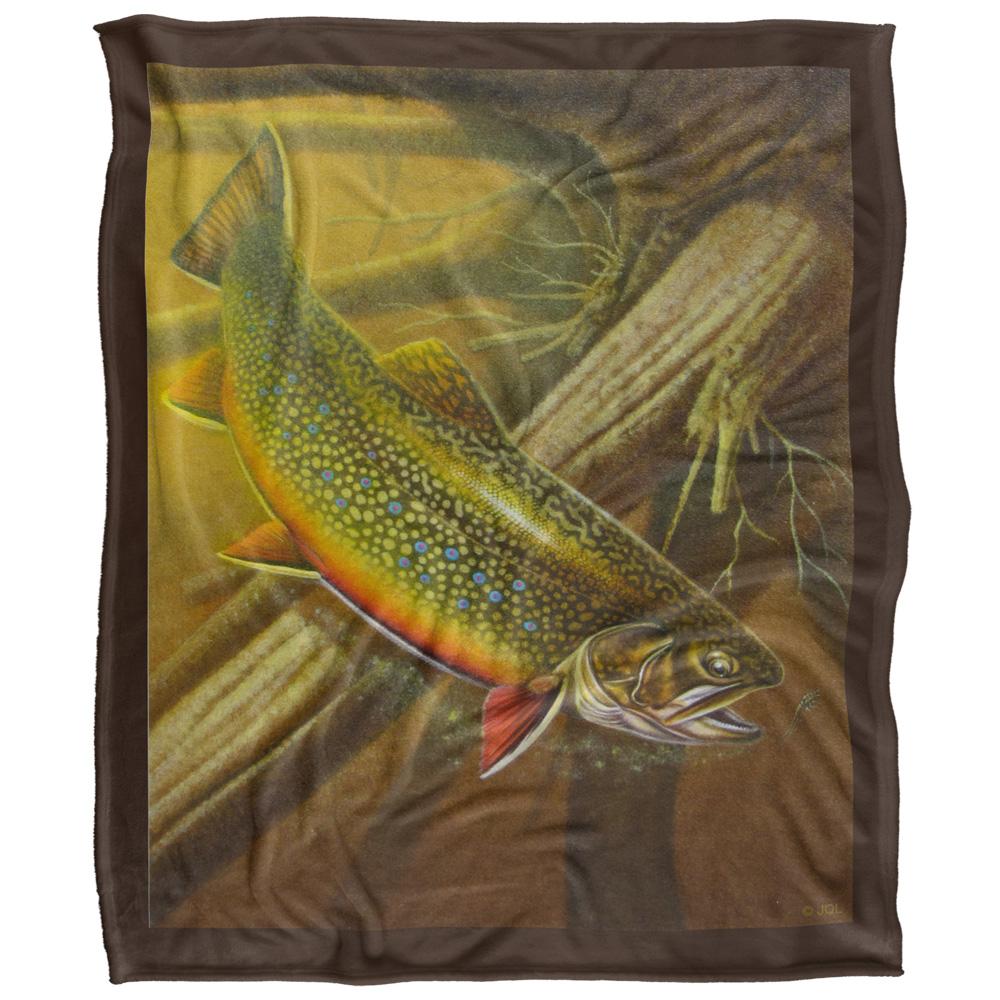 JQ Licensing Silky Trout Supersoft Blanket