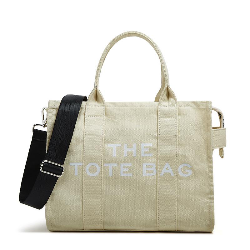 Women's Handbag Niche Design Commuter Crossbody Bag Trendy Letter Canvas Casual Shoulder Bag Women's Bag