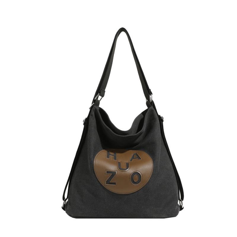 Shoulder Bag Women's Bag Trend Backpack Simple Fashion Large Capacity Canvas Bag