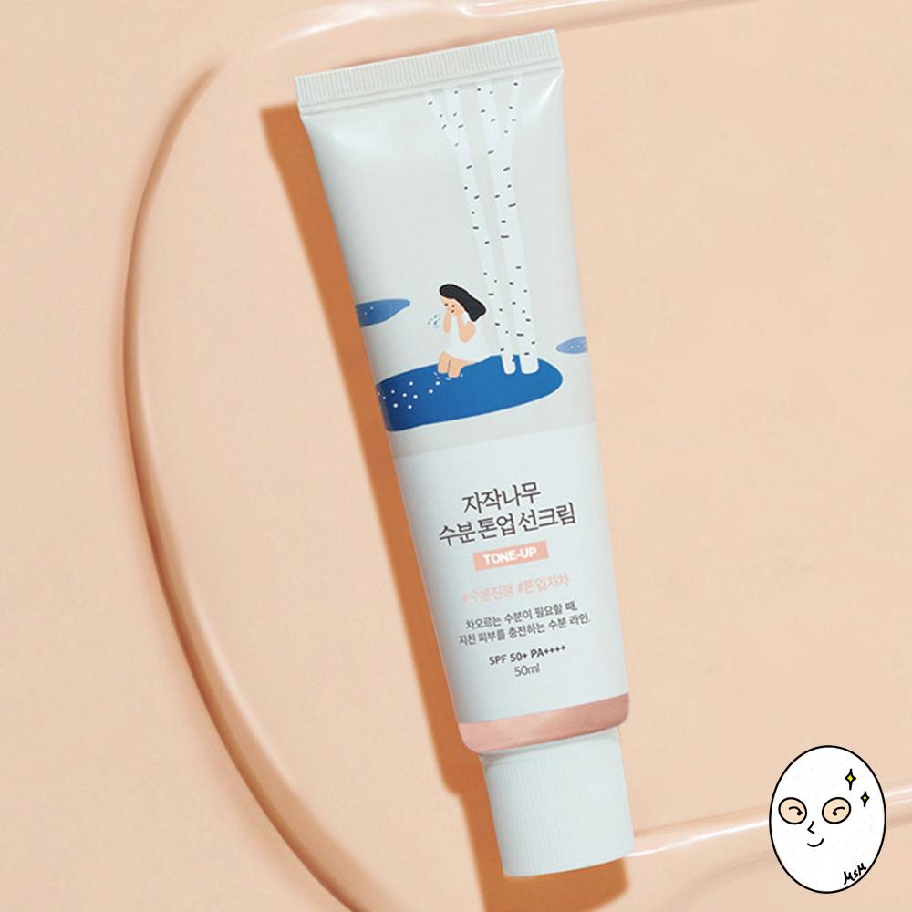Round Lab Birch Juice Moisturizing Tone-Up Sunscreen 50ml – SPF50+ PA++++
