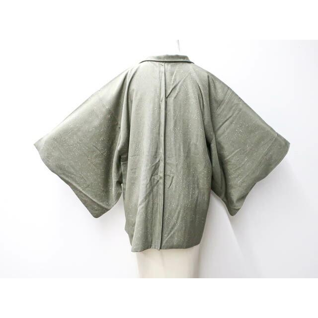 

Recycled kimono haori, Toyama pattern, haori with string, length approx. 71cm, sleeve length approx. 61cm, 24z-3006 [Recycled kimono, kimono