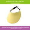 Women's Summer Adjustable Foldable Open-Top Sun Hat with Large Brim for Outdoor Travel