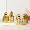 6Ml Mini Steel Ball Roll-On Bottle Luxury Gold Glass Perfume Sample Vials Portable Refillable Bottles Travel