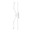 4 Pcs Grille Spring Clip Iron Long Lasting High Hardness Bathroom Fan Cover Springs Clips for Vent Fan Cover