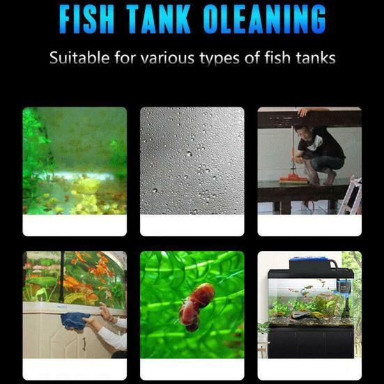 Mini Fish Tank Magnetic Brush Glass Window Algae Cleaning Sponge Scrubber Tool