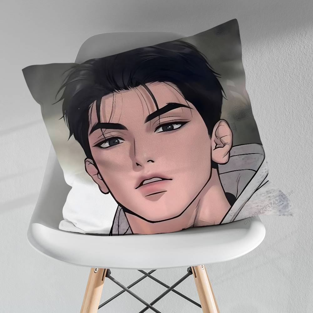Comics JJoo JJaekyung Various Sizes Square Pillow Case For Car Home Bedchamber Decor Birthday Gift