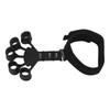 Hand Grip Strengthener 6 Resistance Levels Adjustable Silicone Finger Extension Stretcher with Wrist Strap
