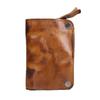 New Vegetable Tanned Leather Wallet, Men's Cowhide Multifunctional Three In One Card Bag, Key Bag