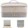 Travel Carrying Case, Double Layer Storage Case for Dyson Airwrap Hair Dryer Attachments, Waterproof PU Leather Accessories Tools Storage Bag