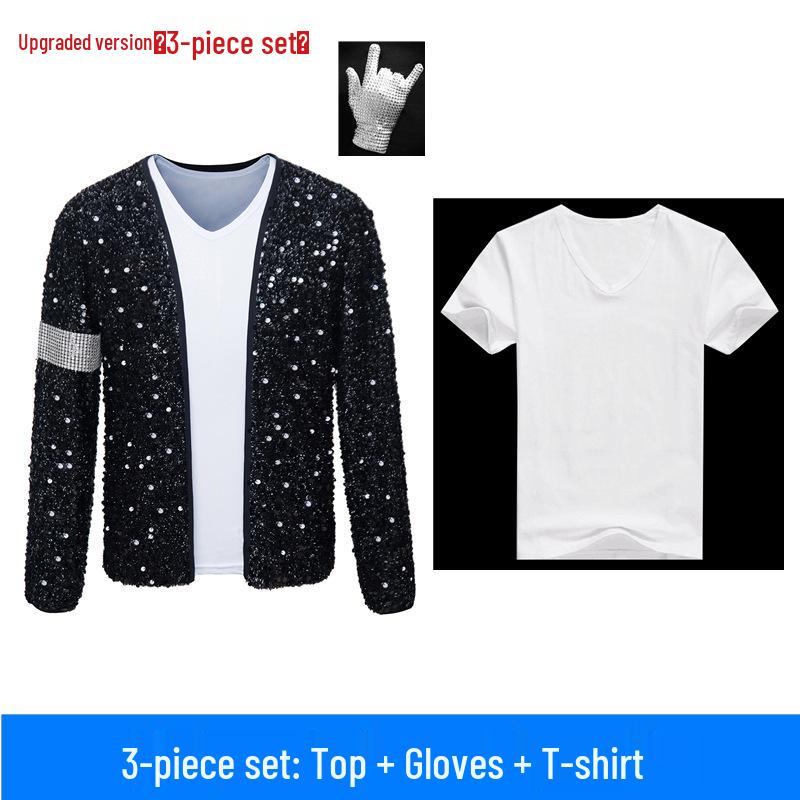 Michael Jackson Billy Jean Dance Costume Set for Kids & Adults