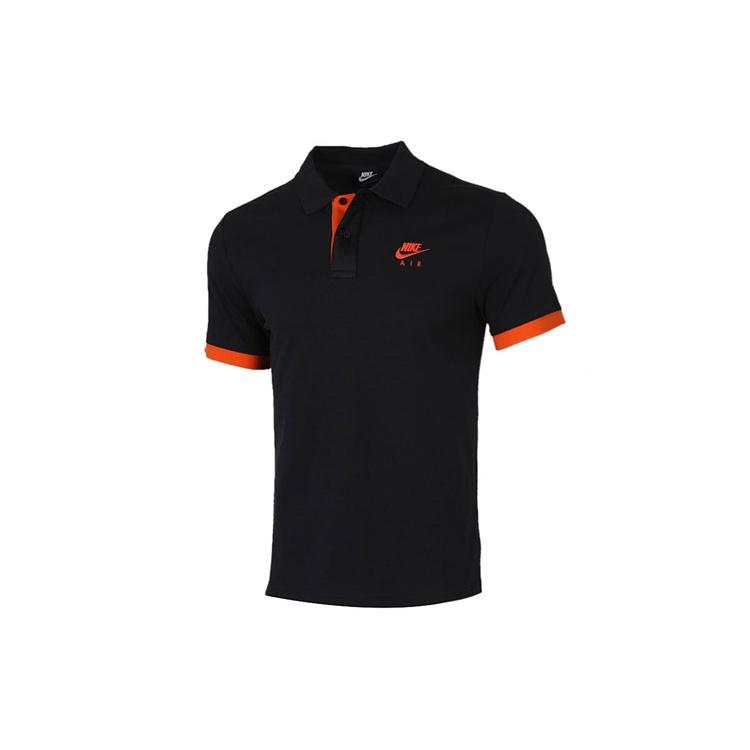 Nike Sportswear lapel Short Sleeve Polo Shirt Black Men s CW5248-010 S